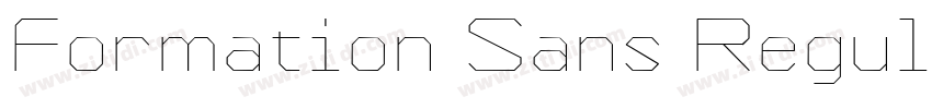 Formation Sans Regul字体转换
